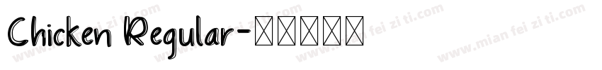Chicken Regular字体转换